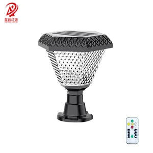 Factory Outlet High Lumens Durable Remote Control Easy Installation IP65 Outdoor LED Solar Pillar Light