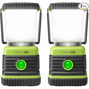 D Battery Powered Outage LED Camping Lantern 1000LM 4 Light Modes IP44 Waterproof ABS Tent Lights Portable Flashlight Emergency