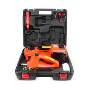 Electric Car Jack Kit 5Ton 12V Hydraulic Car Jack Lift with Electric Impact Wrench for SUV MPV Truck Change Tires Garage Repair