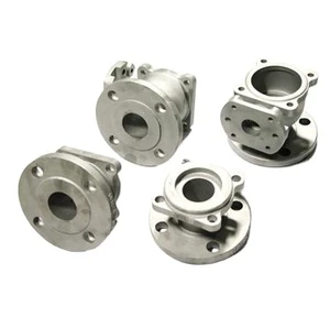 HS OEM Custom Mild Steel Valve Body Galvanized Zinc Plating 0.01-0.05MM Tolerance Precision Lost Wax Investment Casting CNC