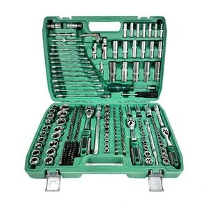 216pcs Hand Tools Set Box 72 Teeth Ratchet Wrench Socket Professional Herramientas Mechanical Spanner Car Mechanics Tool Sets