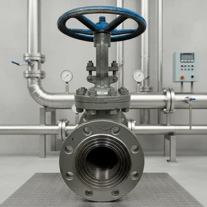 Manual Industrial 304 Stainless Steel Flange Gate Valve and Carbon Cast Steel Water Oil Stop Flange Valves