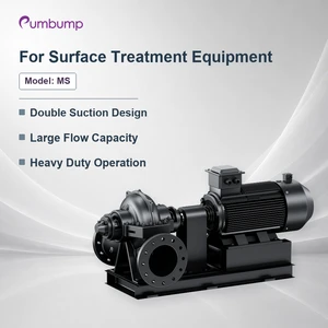 MS Double Suction Pump For Surface Treatment Equipment Large Flow 57-3420m3/h Head 7-190m Power 4-1100kW DN125-500 1450rpm