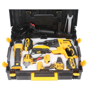 20V Cordless Brushless Impact Driver 18V with 2 Pcs 2.0 3.0 4.0Ah Batteries and Charger Power Drill Kit Tools