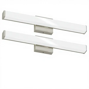 24 Inch Brushed Nickel Vanity Light LED Vanity Bathroom Mirror Light