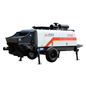 Stationary Concrete Pump Trailer Diesel 80m3 Concrete Pump