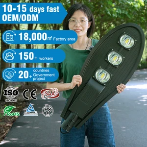Hot Selling Manufacturer Die-cast Aluminum 50w 100w 150w 200w 250w Street Lamps Outdoor Photocell Sensor Led Street Lights