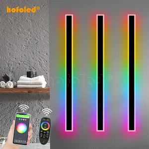 Hofoled RGBW TUYA WiFi LED Wall Sconce Light IP65 Home Garden Color Change RGB Outdoor Smart Wall Lights With Alexa Google Music