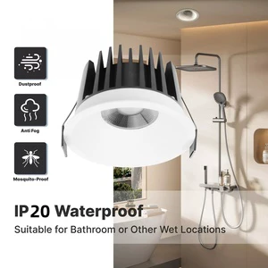 Led Downlight 5w-40w saa IP20 COB home Hotel Project Spotlight Indoor Commercial Lighting Recessed Modern Glare-Free Spotlights