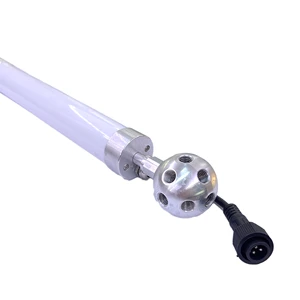 IP67 Waterproof 360 Degree RGB Digital Tube Outdoor Lighting with 144 LEDs DC24V Rechargeable & Dimmable