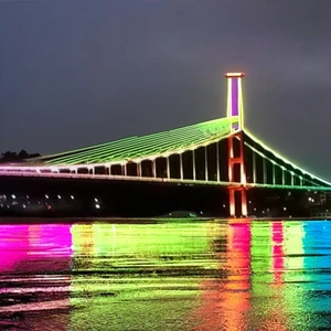 Outdoor Engineering Arches Arbours Pergolas Bridge Lighting IP68 Waterproof Mono RGB Addressable LED Strip Light Neon Flex Hotel