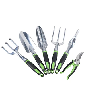 Hot Selling Durable Garden Hand Tools Set for Garden 8 Pieces DIY Heavy Duty Aluminum Gardening Tool Kit