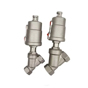 Custom High Quality Stainless Steel Pneumatic Angle Seat Valve Body
