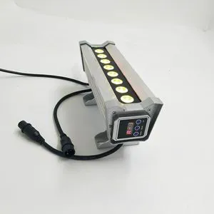 High Quality 8*3W 300mm RGB DMX Led Wall Washer Light IP65 Waterproof 100-240V AC City Color Projector Led Wall Washer