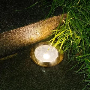 Outdoor IP65 Waterproof 3w 100mm Floor Recessed Deck Inground Spotlight Landscape Ground Buried Lamp Led Underground Light
