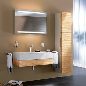 Modern IP44 White LED Aluminum Vanity Mirror Light Touch Control Waterproof Wall-Mounted Ambiance Bathroom Lamp Lighting