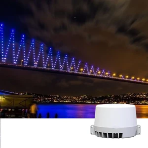 Customizable RGBW LED Ring Light Bridge Landscape Lamp IP65 Waterproof Premium Ring Buckle Design for Bridge Decoration Light