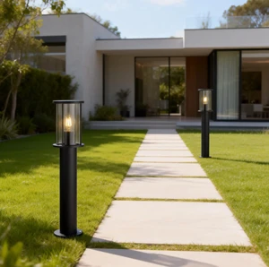 Outdoor Garden Street Lamp Lawn Patio Yard Walkway Landscape Waterproof Outdoor E27 Garden Light with Pole
