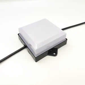 Square 100mm 4.32W PC Landscape Outdoor Waterproof P65 Building Bridge Facade DMX512 DC24V Led Best Christmas Point Light