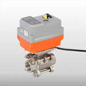 2 Way 220V 24V Motorized Ball Valve DN50 Electrical 4-20mA Rotary Actuator Automatic Water Control CE/NSF Certified MTD