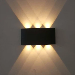 Up and Down Wall Lamp 6W Waterproof Outdoor Garden Porch Sconce Lighting Be in Great Demand Hot Sale No Battery Wall-Mounted