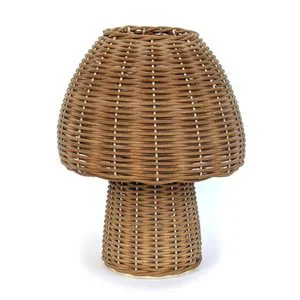 Rattan dinner table light small bedside lamp hand-crafted desk lamps home lighting accessory