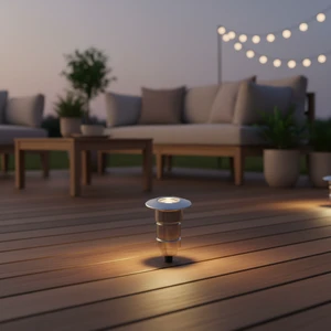 Underground Lights DC12V LED Inground Light 0.6W Underground Lamp for Outdoor