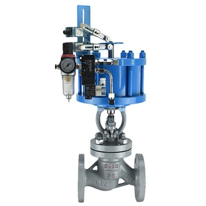 Manufacturer Direct Sales Cast Steel Pneumatic Globe Valve High Temperature and High Pressure