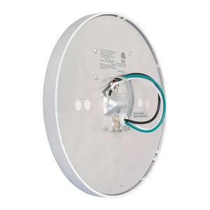 7 Inch Surface Mount Ceiling Light,Low Profile, Wet Location,Compatible with Wall Dimmers,15w,2700k,Round,ETL