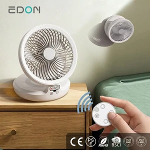 Portable Rechargeable Wall Mounted Small Fan Table Fan Rechargeable Foldable Desk Fan with Led Light