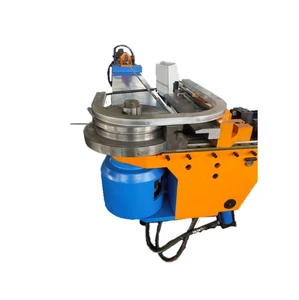DW75NC 3D CNC Hydraulic Semi-Automatic Pipe Bending Machine Greenhouse Horizontal Metal Alloy Core Motor Bearing Engine Pump PLC