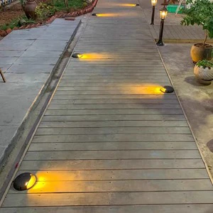 Led Turtle-shaped Outdoor Waterproof Pathway Light, Bridge Deck Walkway Light, Single-sided Illuminated Step Light, Surface-moun