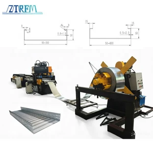 Cable Tray Ladder Bridge Roll Forming Machine Electrical Bender Molding Equipment