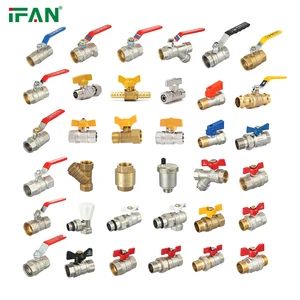 IFAN High Pressure PN25 Water Ball Valves Union Lockable Forged Brass Ball Valve For Gas Water