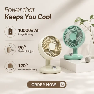 Fans Cooling Oscillating Electric Silent Standing Home Cordless Mini Circulation Circulating Desktop Portable Air Fans In Home