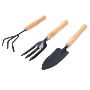 Professional Wooden Handle Mini Garden Tools Set 3PCS for Garden