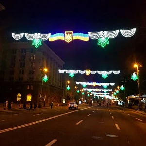 Elegant Cross Street Halloween Decorative Lights Ip65 For City Bridges And Squares
