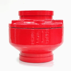 Factory Price PN10 PN16 Grooved Silent Check Valve Ductile Iron DN65-DN200 Grooved Check Valve