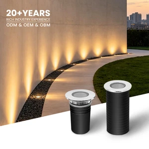 IP65 Waterproof LED Underground Lamp 5W Aluminum Alloy & Stainless Steel 5-Year Warranty for Garden & Park Landscaping