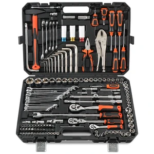 Wholesale Professional Auto Repair Tool Kit Set, Socket Wrench Combo with Toolbox for Car Maintenance and Mechanics