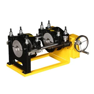New Portable CE Certified Manual 40-200mm HDPE/PE/PPR/PVDF Pipe Butt Fusion Welding Machine 4 Clamps 2 Year Warranty