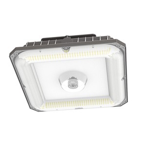 Exterior Contemporary Modern Decorative Industrial Architectural Parking Basement LED Recessed Canopy Ceiling Light Fixture