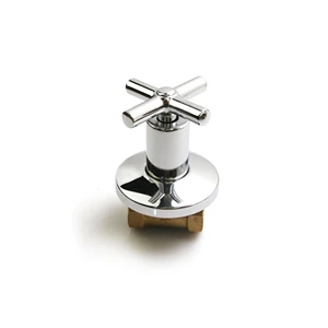 Modern Brass Globe Valve with Zinc Alloy Handle Faucet Stop Valve for Water Control