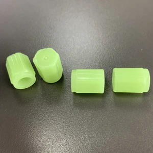 Custom Universal Valve Cover Plastic Universal 4/ Set of Green Luminous Automobile logo Valve Cover