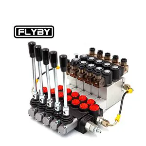 FLYBY Section Control Valve 40 Liter Monoblock P40 Series 315Bar 45/75L/min 24V Directional Control Valve