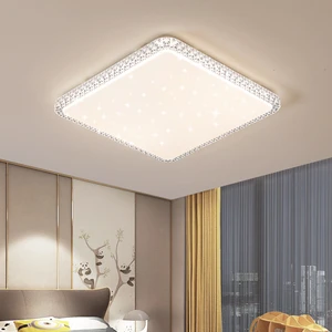 Acrylic Chandelier Ceiling Lamp Eye-protecting LED Dimmable Ultra-Thin Modern Design Adjustable Color Temperature Home Lighting