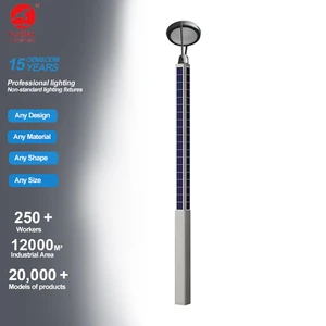 CE RoHS Certified AC/DC Powered LED Solar Street Light IP65 Waterproof for Municipal Road Highway Parking Lot Projects