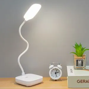 Modern Eye Protection 3 Color Touch Control Stepless Dimming Rechargeable Desk Lamp Small USB LED Table Lamp for Study Desk