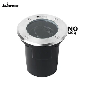 Savia 316 Stainless Steel 7w Inground Led Light Adjustable Recessed Waterproof Buried Garden/Lawn Lamp and Underground Light