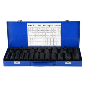 35 Pcs Socket 1/2